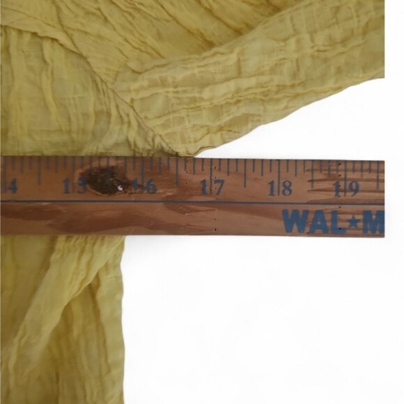 Lana Lee Vintage Yellow Textured Jacket Women’s 6 Grommet Button Front Rare Find - Picture 11 of 16